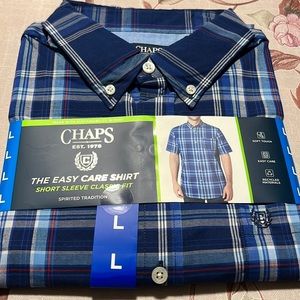 Chaps Short Sleeve Classic Fit New Large